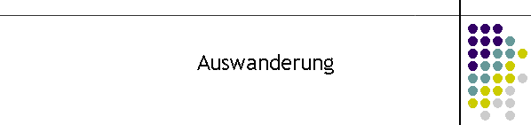 Auswanderung