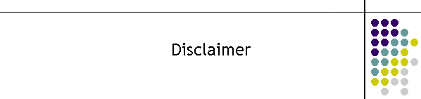 Disclaimer