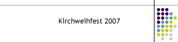 Kirchweihfest 2007