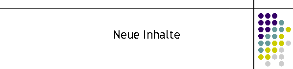 Neue Inhalte