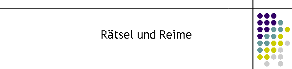 Rtsel und Reime