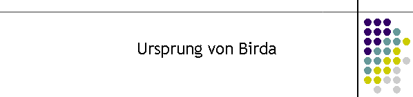 Ursprung von Birda